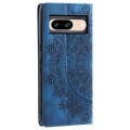 For Google Pixel 8 Totem Embossed Magnetic Leather Phone Case(Blue)