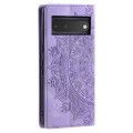 For Google Pixel 6 Totem Embossed Magnetic Leather Phone Case(Purple)