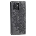 For Motorola Moto G Power 5G 2023 Totem Embossed Magnetic Leather Phone Case(Grey)