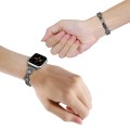 For Apple Watch Series 6 44mm Gourd Diamond Metal Watch Band(Black)
