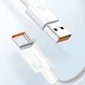 TOTU CB-9-T 25W USB to USB-C / Type-C TPE Data Cable, Length: 1m(White)