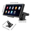 B5314 9.38 inch Portable Car MP5 Player Support CarPlay / Android Auto(Black)