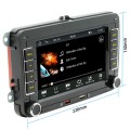 F9070 For Volkswagen 7 inch Portable Car MP5 Player Support CarPlay / Android Auto(Black)