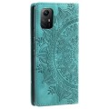 For Xiaomi Redmi Note 12S 4G Global Totem Embossed Magnetic Leather Phone Case(Green)