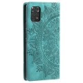 For Xiaomi Redmi Note 11 Global / 11S 4G Totem Embossed Magnetic Leather Phone Case(Green)