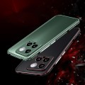 For Xiaomi 14 Aurora Series Lens Protector + Metal Frame Phone Case(Black Purple)