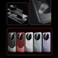 For Huawei Mate 60 Pro / 60 Pro+ Electroplated Imitation Ultimate Design PC + Leather Phone Case(Red