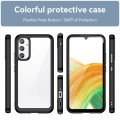 For Samsung Galaxy A25 5G Colorful Series Acrylic Hybrid TPU Phone Case(Black)