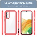 For Samsung Galaxy A25 5G Colorful Series Acrylic Hybrid TPU Phone Case(Red)
