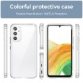 For Samsung Galaxy A25 5G Colorful Series Acrylic Hybrid TPU Phone Case(Transparent)
