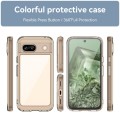 For Google Pixel 8a Colorful Series Acrylic Hybrid TPU Phone Case(Transparent Grey)