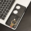 For Huawei Pocket 2 Wristband Leather Back Phone Case(Black)