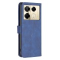 For Infinix Note 40 Pro 4G/5G/40 Pro+ 5G Magnetic Buckle Rhombus Texture Leather Phone Case(Blue)