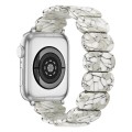 For Apple Watch Ultra 2 49mm Stretch Rope Resin Watch Band(Earth Cracks)