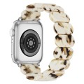 For Apple Watch Series 6 40mm Stretch Rope Resin Watch Band(Nougat)
