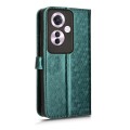 For OPPO Reno11 F 5G / F25 Pro Honeycomb Dot Texture Leather Phone Case(Green)