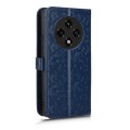 For OPPO A3 Pro 5G Honeycomb Dot Texture Leather Phone Case(Blue)