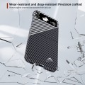 For Samsung Galaxy Z Flip4 All-inclusive Decal Carbon Fiber Texture Protective Phone Case(Gray White