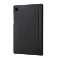 For Samsung Galaxy Tab A9 TPU Deformation Multi-Fold Leather Tablet Case(Black)