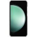 For Samsung Galaxy S23 FE 5G imak Ruiyi Series Cloth Texture PU + PC Phone Case(Light Grey)