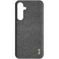 For Samsung Galaxy S23 FE 5G imak Ruiyi Series Cloth Texture PU + PC Phone Case(Dark Grey)