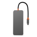 SW10V 10 in 1 Type-C to USB + HDMI + VGA + RJ45 + SD/TF + Audio 3.5 HUB Docking Station(Grey)