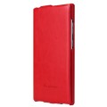 For Samsung Galaxy S24 Ultra 5G Fierre Shann 64 Texture Vertical Flip PU Leather Phone Case(Red)