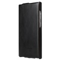 For Samsung Galaxy S24 Ultra 5G Fierre Shann 64 Texture Vertical Flip PU Leather Phone Case(Black)