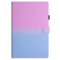 For Samsung Galaxy Tab A9 Stitching Gradient Smart Leather Tablet Case(Purple Blue)