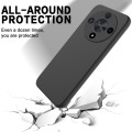 For Honor X9b Solid Color Liquid Silicone Dropproof Full Coverage Protective Case(Black)