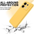 For Infinix Zero 30 5G Solid Color Liquid Silicone Dropproof Full Coverage Protective Case(Yellow)