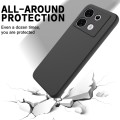 For Infinix Zero 30 5G Solid Color Liquid Silicone Dropproof Full Coverage Protective Case(Black)