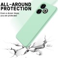 For Infinix Smart 8 Solid Color Liquid Silicone Dropproof Full Coverage Protective Case(Green)