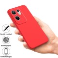 For Infinix Zero 30 4G Solid Color Liquid Silicone Dropproof Full Coverage Protective Case(Red)