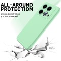 For Infinix Note 40 4G Solid Color Liquid Silicone Dropproof Full Coverage Protective Case(Green)