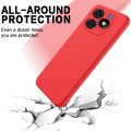 For itel S23+ Solid Color Liquid Silicone Dropproof Full Coverage Protective Case(Red)