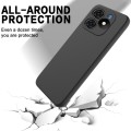 For itel S23+ Solid Color Liquid Silicone Dropproof Full Coverage Protective Case(Black)