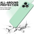 For itel S23+ Solid Color Liquid Silicone Dropproof Full Coverage Protective Case(Green)