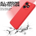 For Tecno Pop 8 Solid Color Liquid Silicone Dropproof Full Coverage Protective Case(Red)