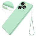 For Tecno Pop 8 Solid Color Liquid Silicone Dropproof Full Coverage Protective Case(Green)