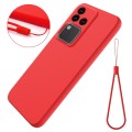 For vivo S18 / S18 Pro / V30 / V30 Pro Solid Color Liquid Silicone Dropproof Full Coverage Protectiv