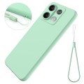 For Xiaomi Redmi Note 13 5G Global Solid Color Liquid Silicone Dropproof Full Coverage Phone Case(Gr