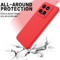 For Xiaomi 14 Solid Color Liquid Silicone Dropproof Full Coverage Phone Case(Red)