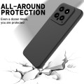 For Xiaomi 14 Solid Color Liquid Silicone Dropproof Full Coverage Phone Case(Black)