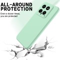 For Xiaomi 14 Solid Color Liquid Silicone Dropproof Full Coverage Phone Case(Green)