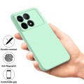 For Xiaomi Redmi K70/K70 Pro Solid Color Liquid Silicone Dropproof Full Coverage Phone Case(Green)