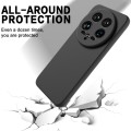 For Xiaomi 14 Ultra Solid Color Liquid Silicone Dropproof Full Coverage Phone Case(Black)