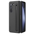 For Samsung Galaxy Z Fold5 NILLKIN Flex Pure PC + Liquid Silicone Phone Case with S Pen(Black)