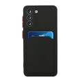 For Samsung Galaxy S23 5G Card Slot Design Shockproof TPU Phone Case(Black)