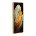 For Samsung Galaxy S23 Ultra 5G Card Slot Design Shockproof TPU Phone Case(Orange)